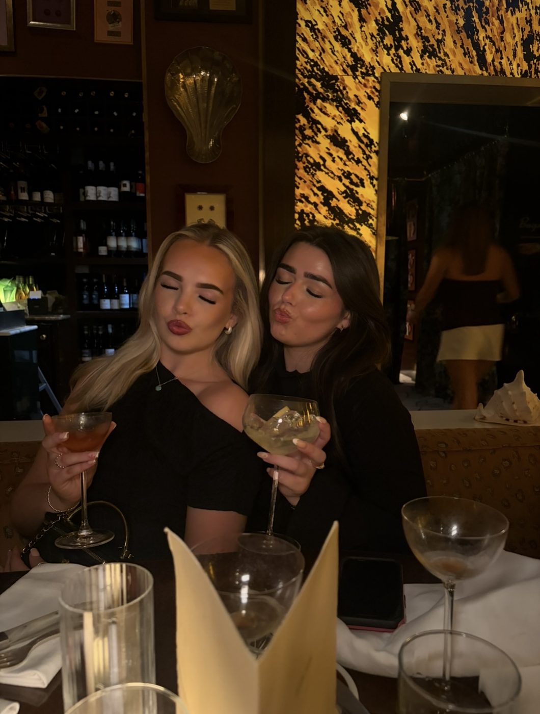 Cocktails at a dinner out