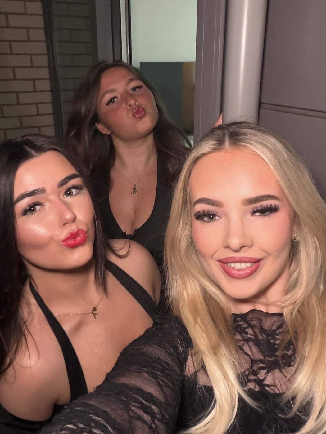 Girls' night selfie
